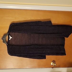 Time & Tru Open Cardigan XL